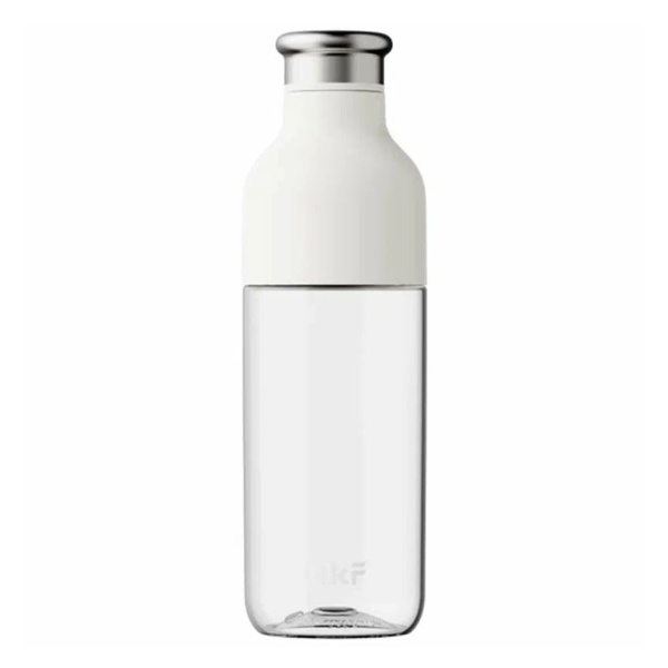 Бутылка спортивная KKF META sports water bottle, тритан, с держателем, белая